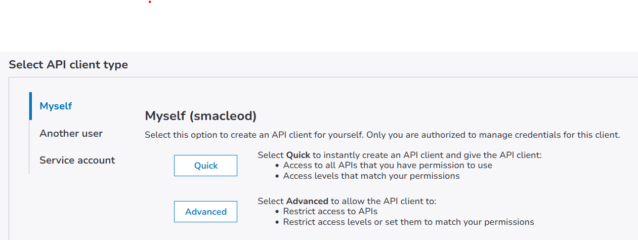 Akamai API Client Creation